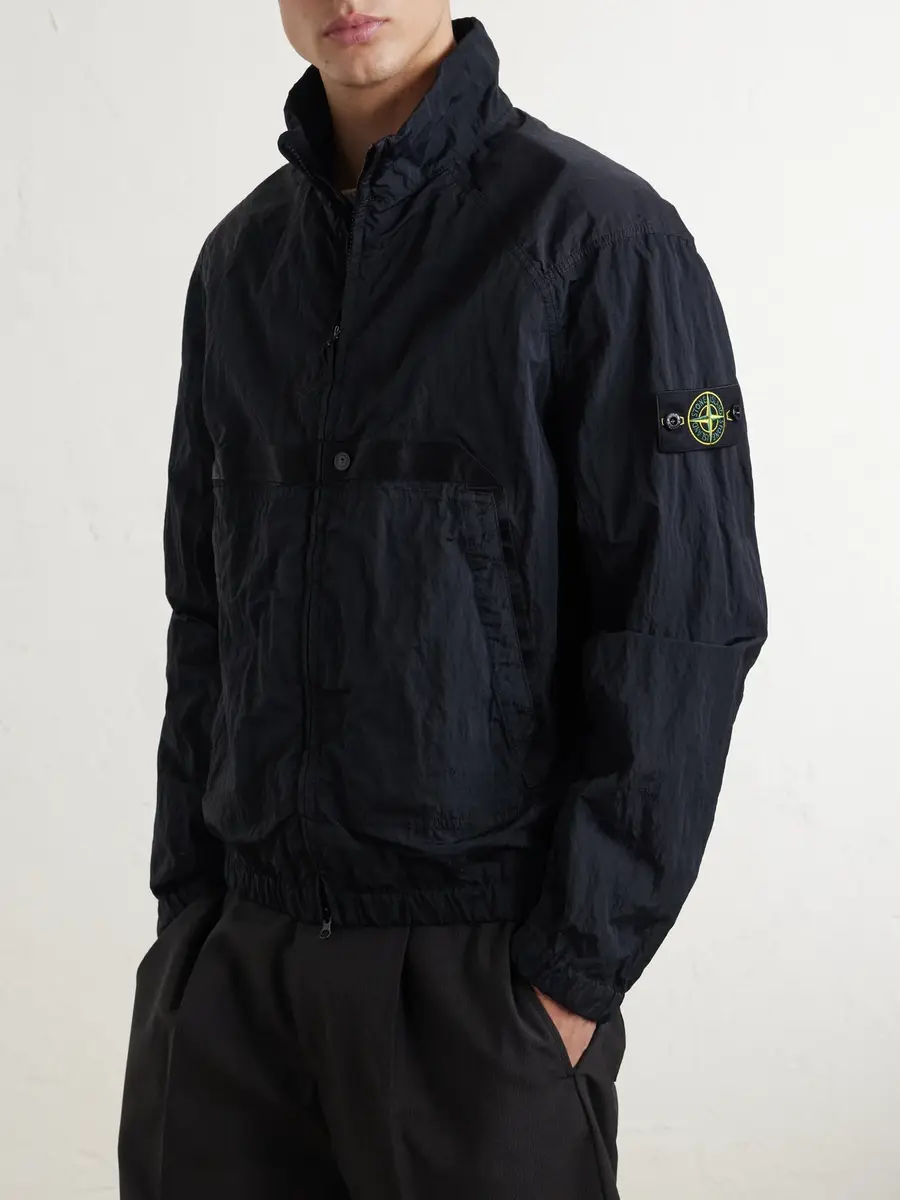 Stone Island Garment-Dyed Warp Rib Nylon-TC Jacket - Men | Thumbnail 3