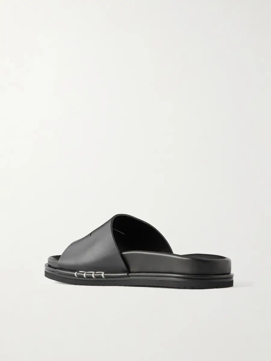 JW Anderson Fussbett Leather Sandals - Men | Thumbnail 3