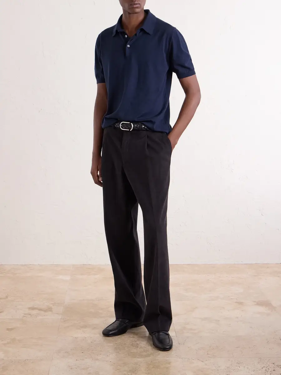 Kiton Cotton Polo Shirt - Men | Thumbnail 2