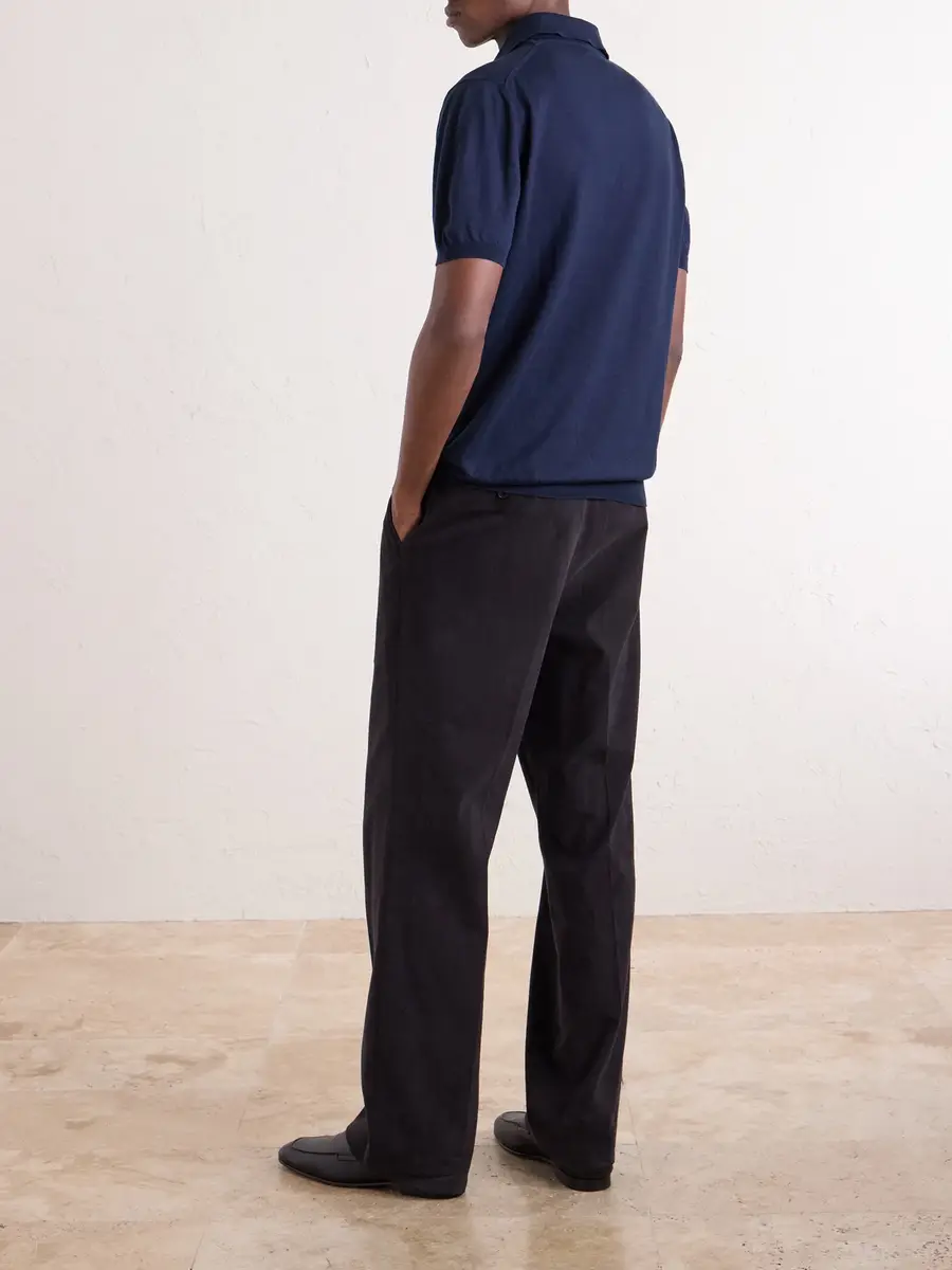 Kiton Cotton Polo Shirt - Men | Thumbnail 4