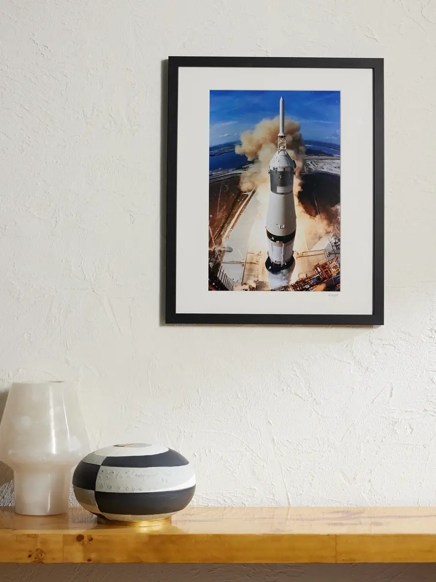 Sonic Editions Framed 1969 Launch of Apollo 11 Print, 40" x 50" - Men | Thumbnail 2