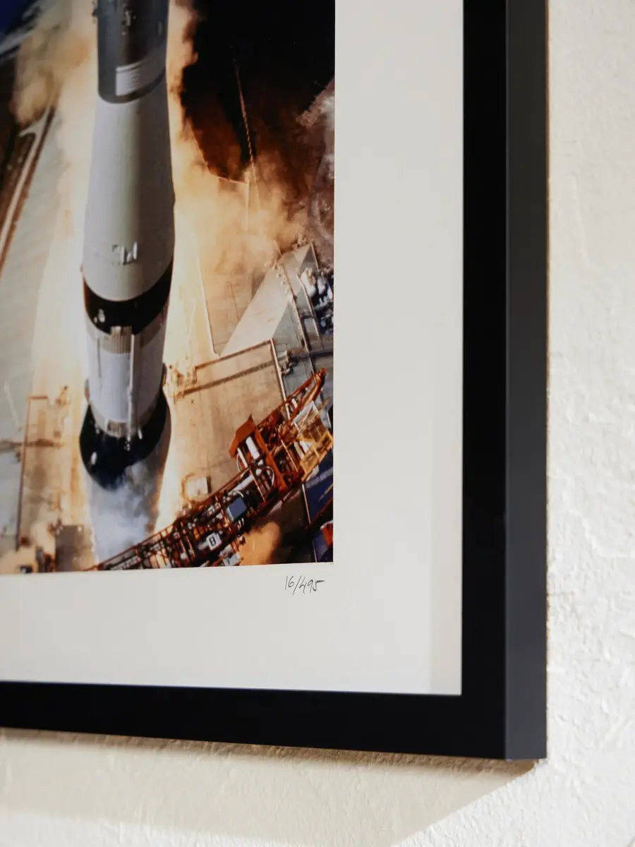 Sonic Editions Framed 1969 Launch of Apollo 11 Print, 40" x 50" - Men | Thumbnail 3
