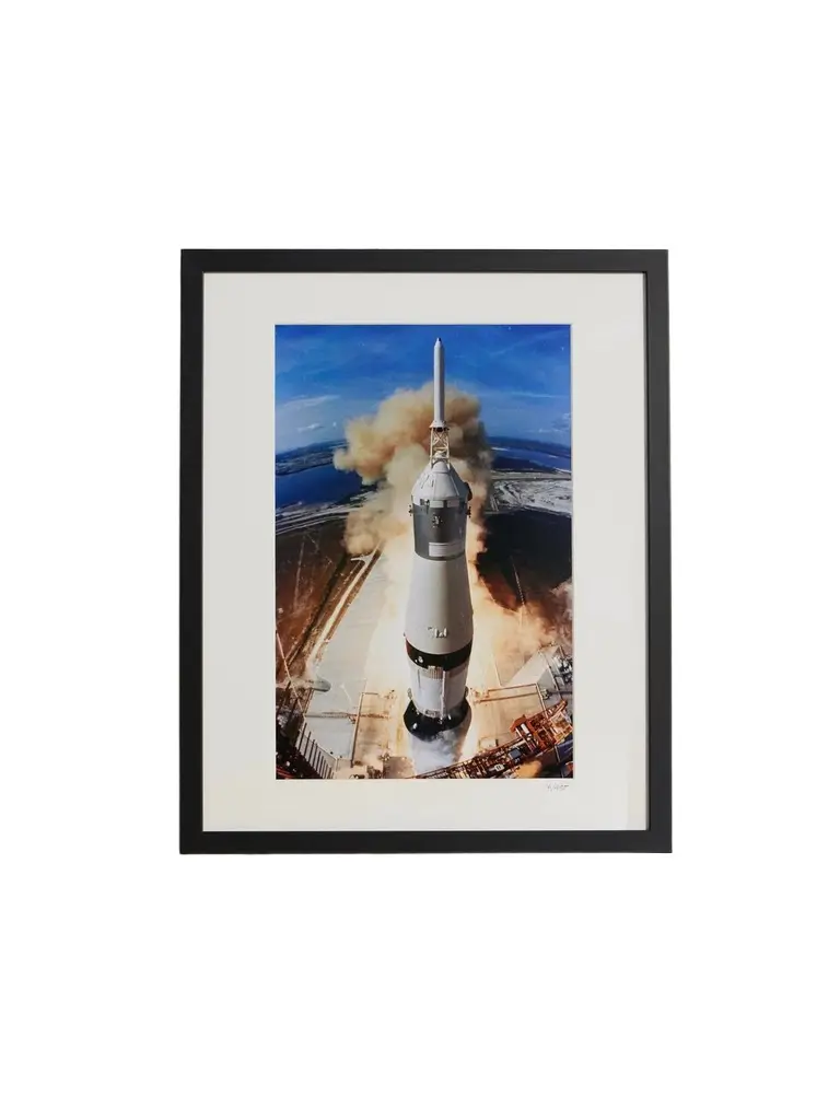 Sonic Editions Framed 1969 Launch of Apollo 11 Print, 40" x 50" - Men