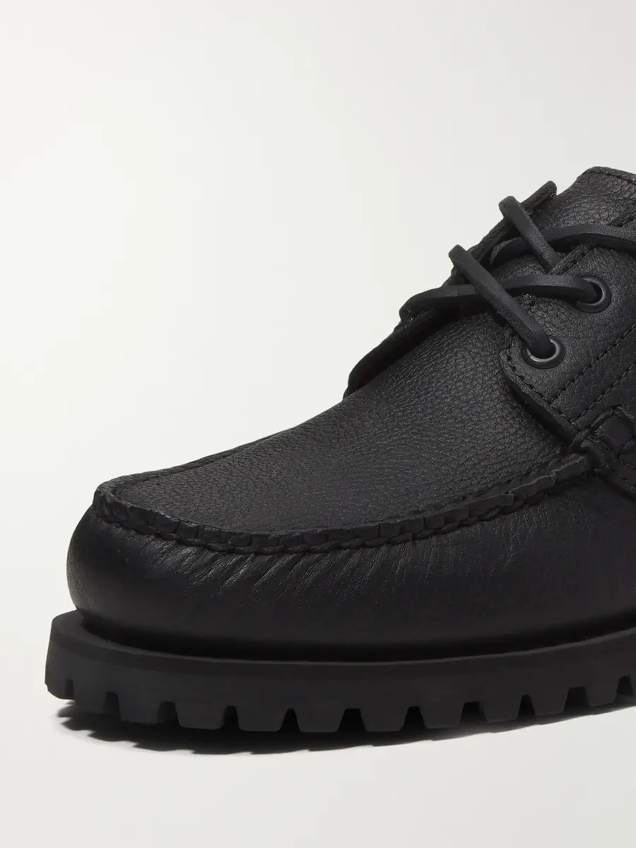 Timberland Authentic 3-Eye Lug Full-Grain Leather Boat Shoes - Men | Thumbnail 4 Timberland Authentic 3-Eye Lug Full-Grain Leather Boat Shoes - Men | Thumbnail 4