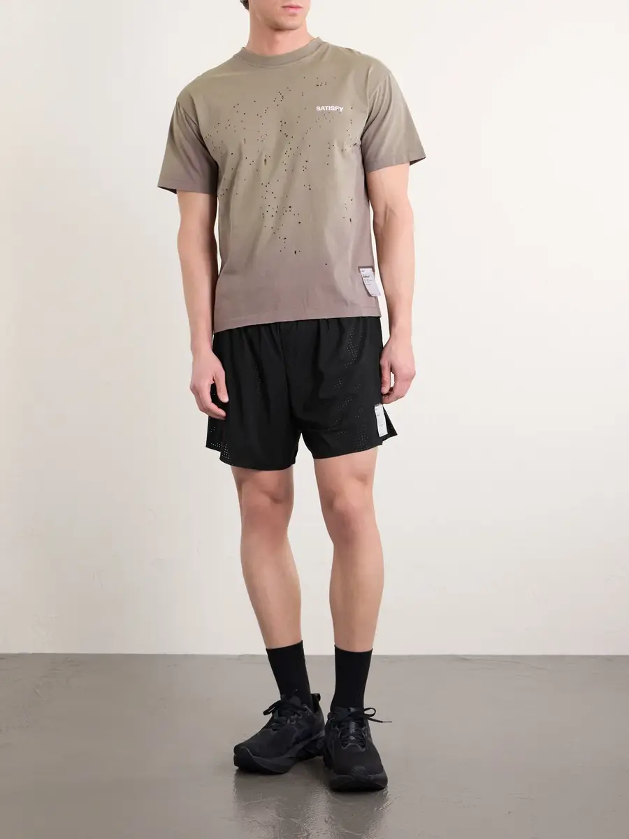 Satisfy Straight-Leg Logo-Appliqu&eacute;d 5" Space‑O&trade; Shorts - Men | Thumbnail 2