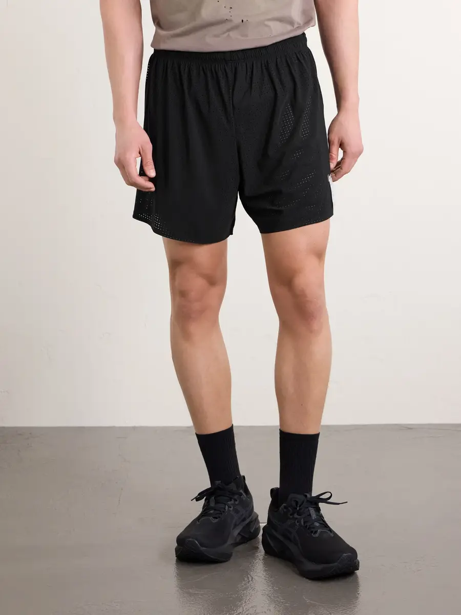 Satisfy Straight-Leg Logo-Appliqu&eacute;d 5" Space‑O&trade; Shorts - Men | Thumbnail 3