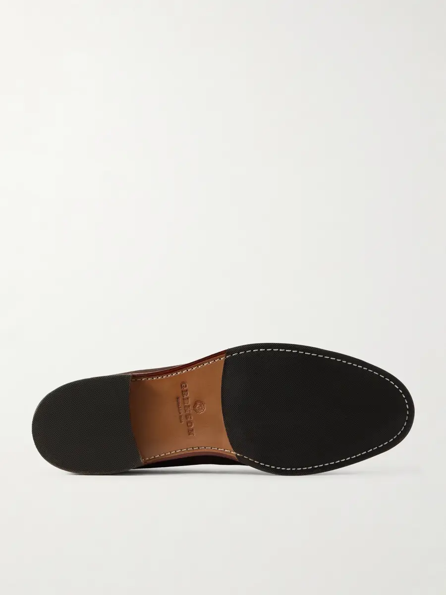 Grenson Franklin Horsebit-Embellished Suede Loafers - Men | Thumbnail 3