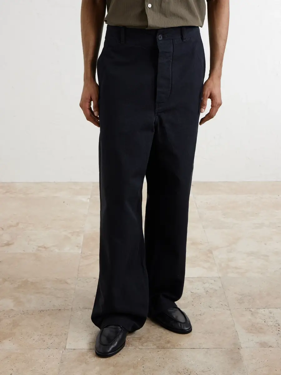 Kaptain Sunshine Wide-Leg Cotton-Drill Trousers - Men | Thumbnail 3 Kaptain Sunshine Wide-Leg Cotton-Drill Trousers - Men | Thumbnail 3