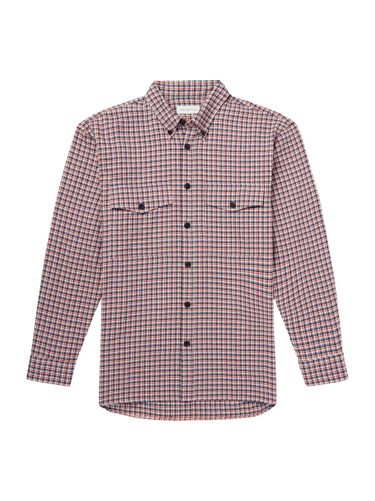 Checked Cotton-Blend Flannel Shirt - Men