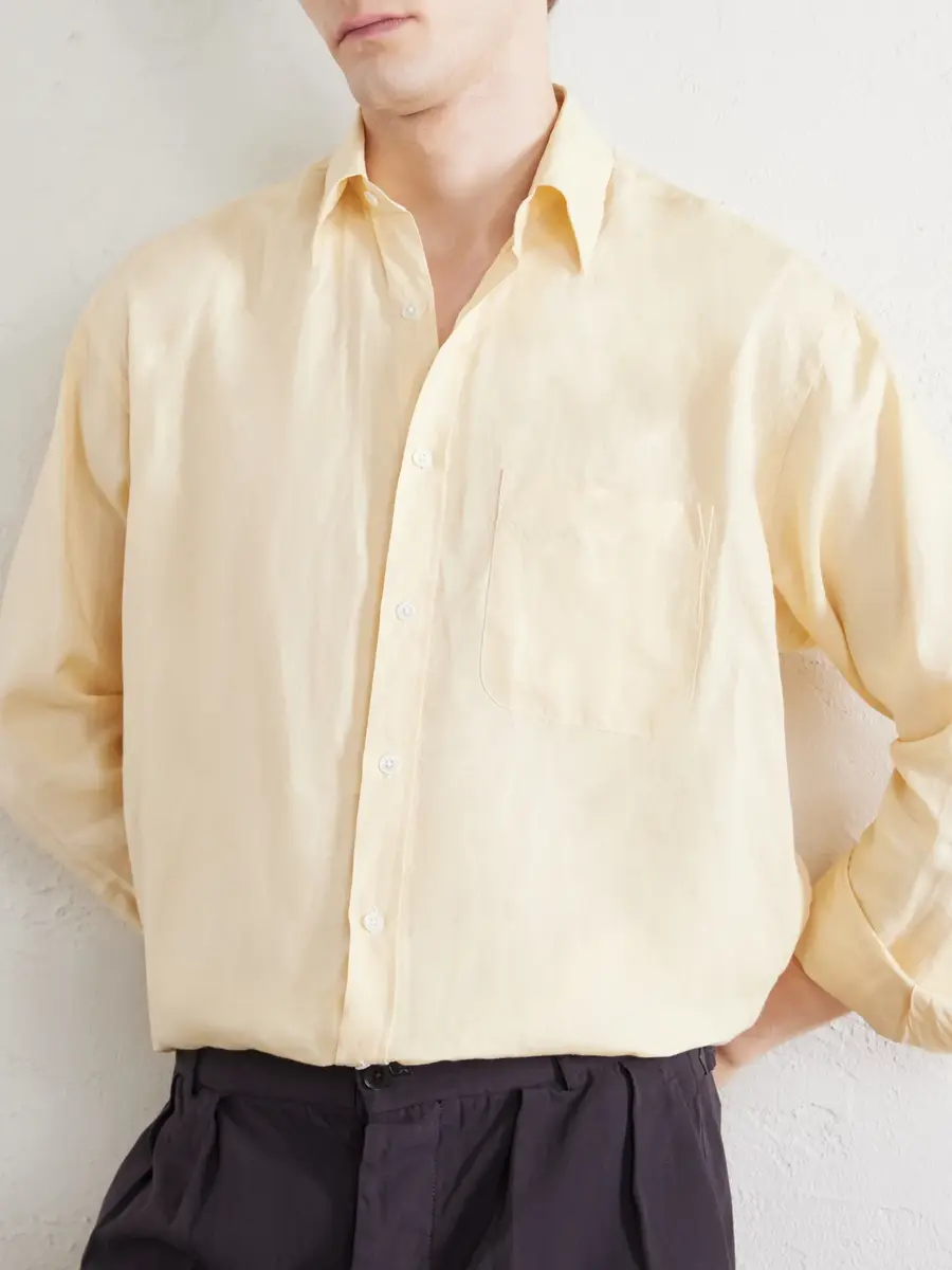 Anderson & Sheppard Linen Shirt - Men | Thumbnail 5 Anderson & Sheppard Linen Shirt - Men | Thumbnail 5
