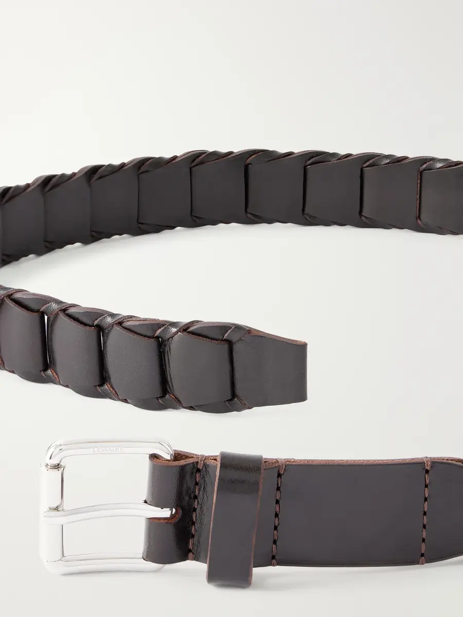 Lemaire 3cm Braided Leather Belt - Men | Thumbnail 3 Lemaire 3cm Braided Leather Belt - Men | Thumbnail 3