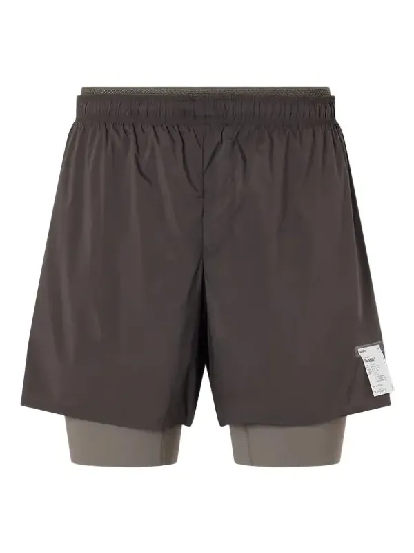 Slim-Fit Layered 8" Techsilk and Justice&trade; coldblack&reg; Shorts - Men