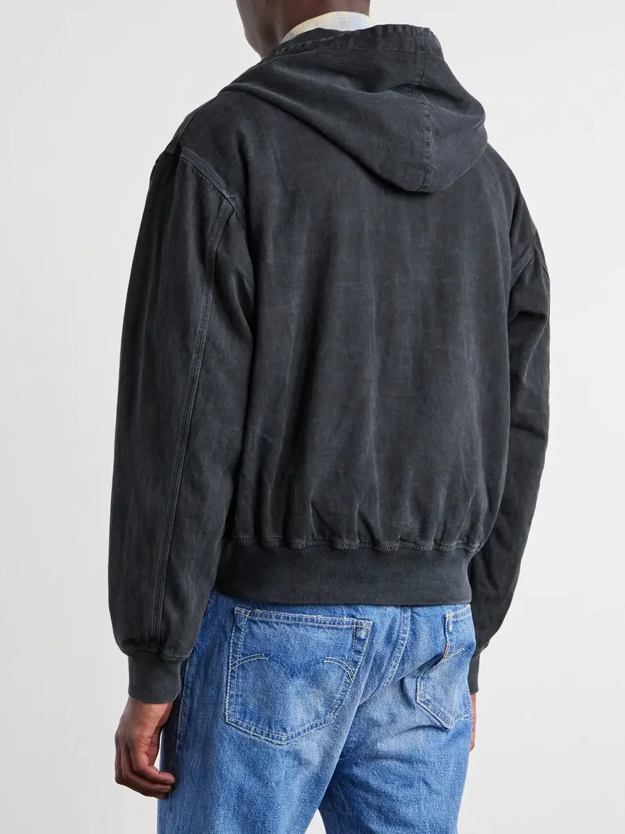 Remi Relief Cotton-Twill Hooded Blouson Jacket - Men | Thumbnail 4