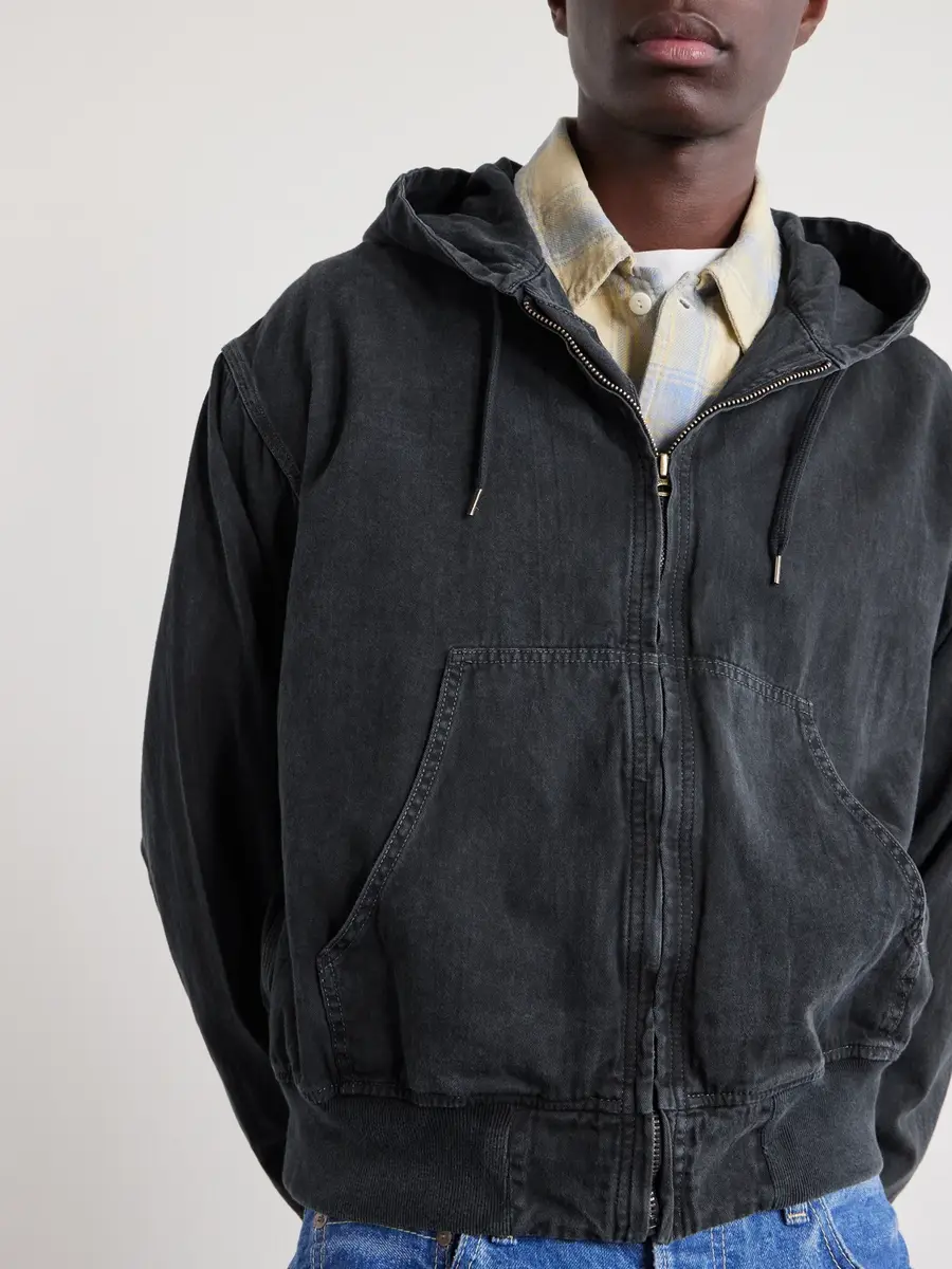 Remi Relief Cotton-Twill Hooded Blouson Jacket - Men | Thumbnail 5