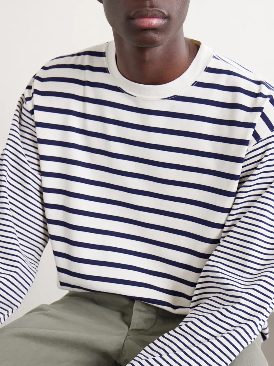 Remi Relief Striped Cotton-Jersey T-Shirt - Men | Thumbnail 5 Remi Relief Striped Cotton-Jersey T-Shirt - Men | Thumbnail 5