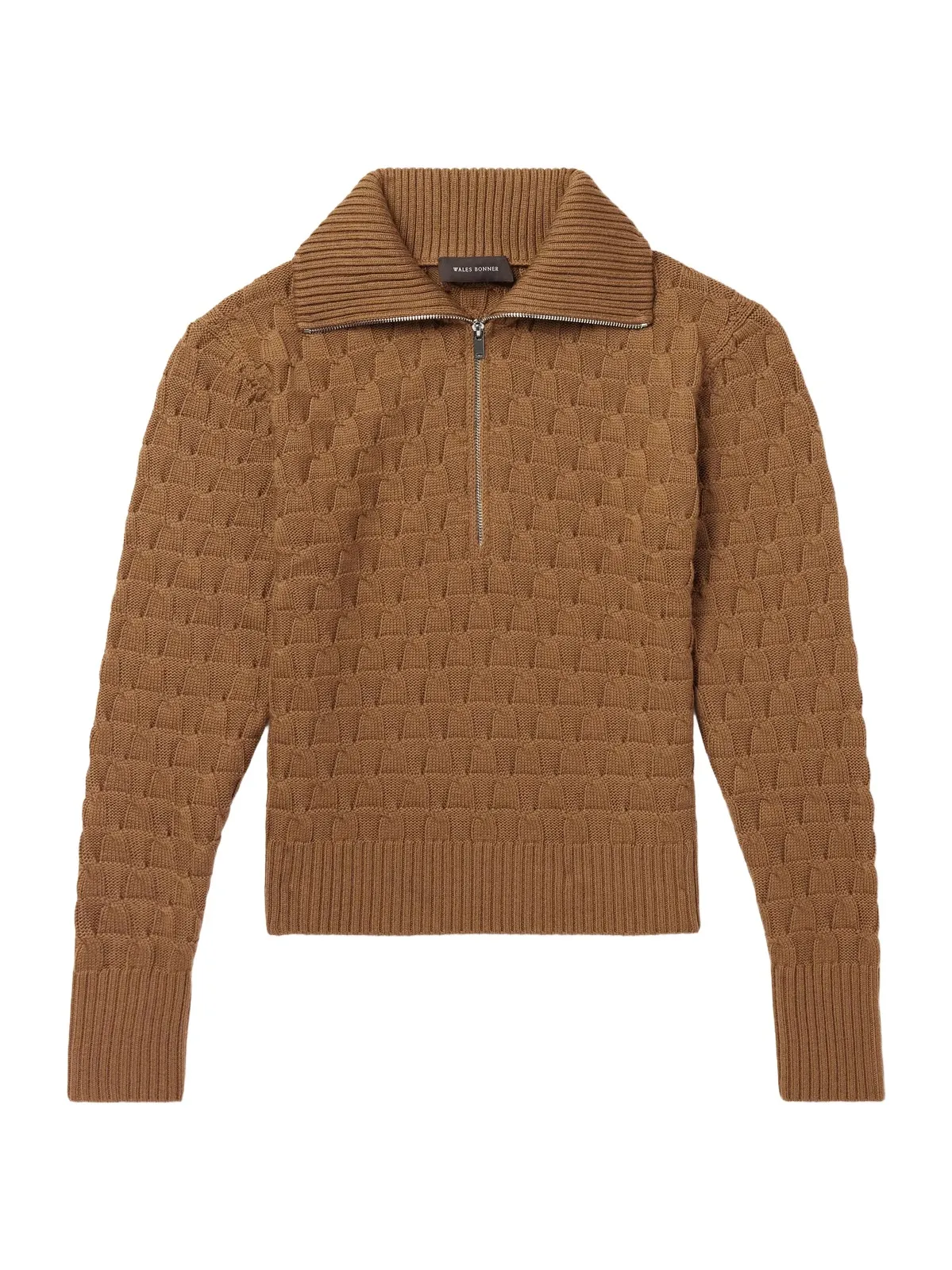 Wool Half-Zip Sweater - Men Wool Half-Zip Sweater - Men