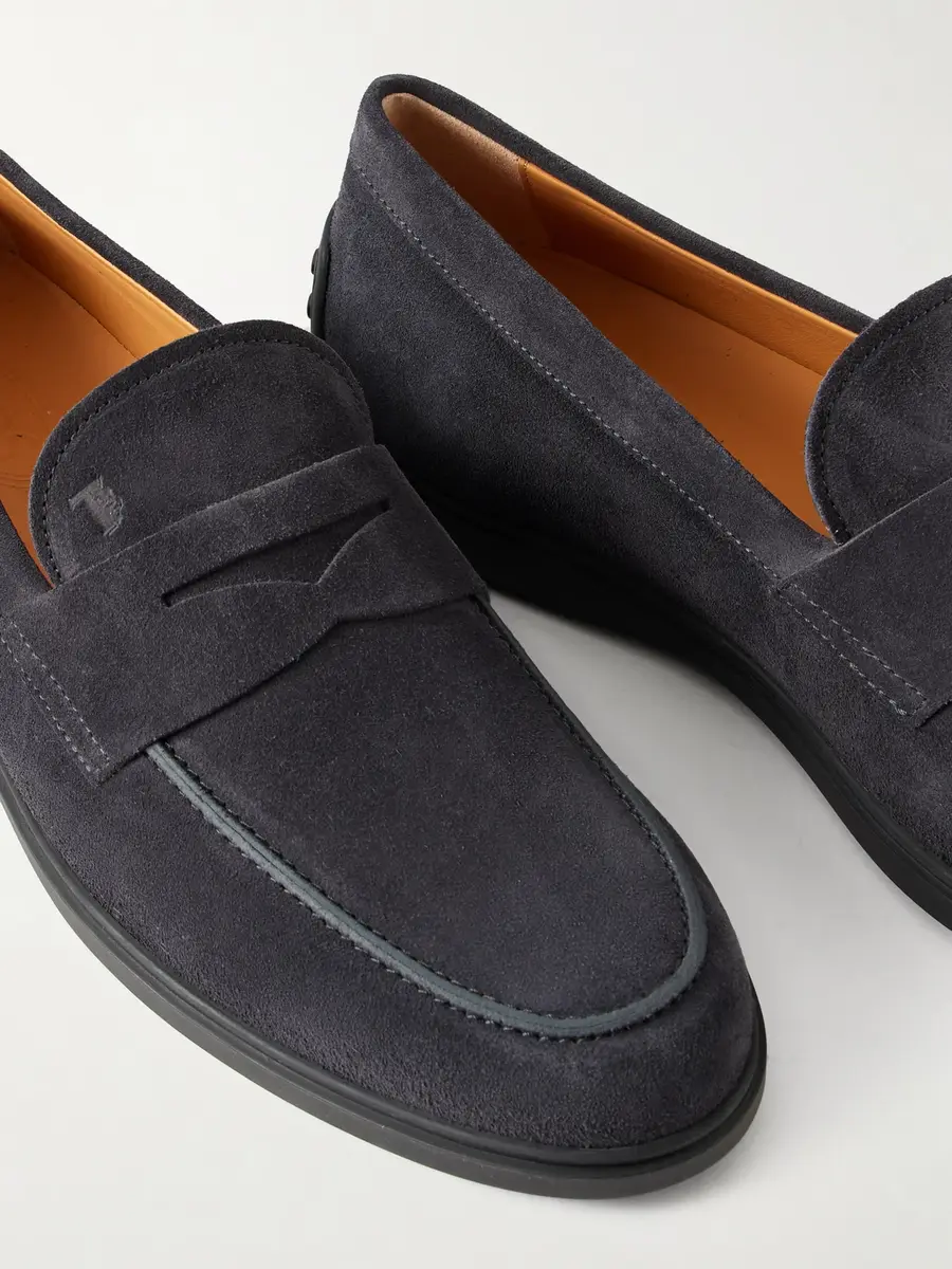 Tod's Suede Penny Loafers - Men | Thumbnail 5