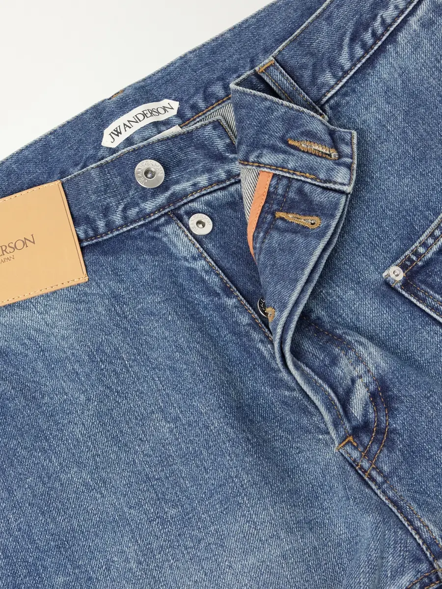 JW Anderson Twisted Logo-Debossed Straight-Leg Jeans - Men | Thumbnail 6