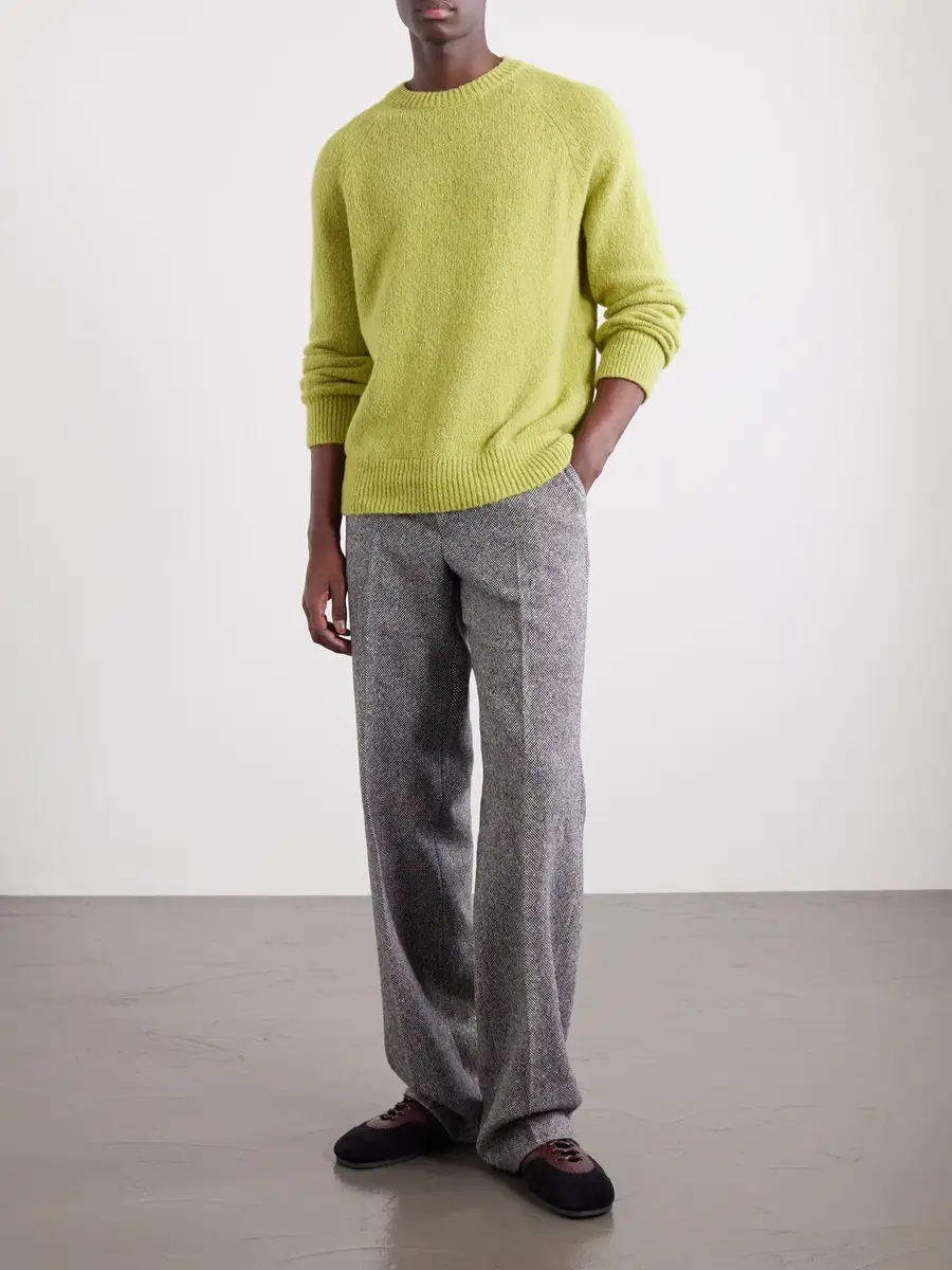 Dries Van Noten Brushed Alpaca-Blend Sweater - Men | Thumbnail 2 Dries Van Noten Brushed Alpaca-Blend Sweater - Men | Thumbnail 2