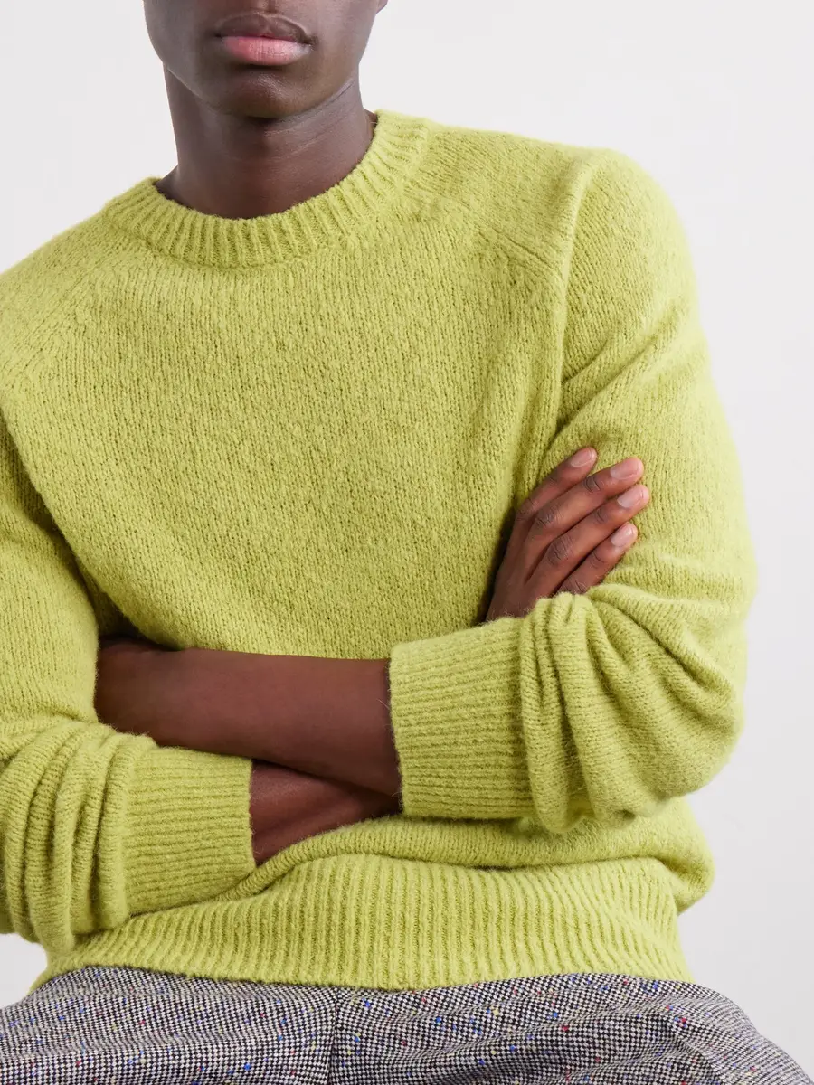 Dries Van Noten Brushed Alpaca-Blend Sweater - Men | Thumbnail 5 Dries Van Noten Brushed Alpaca-Blend Sweater - Men | Thumbnail 5