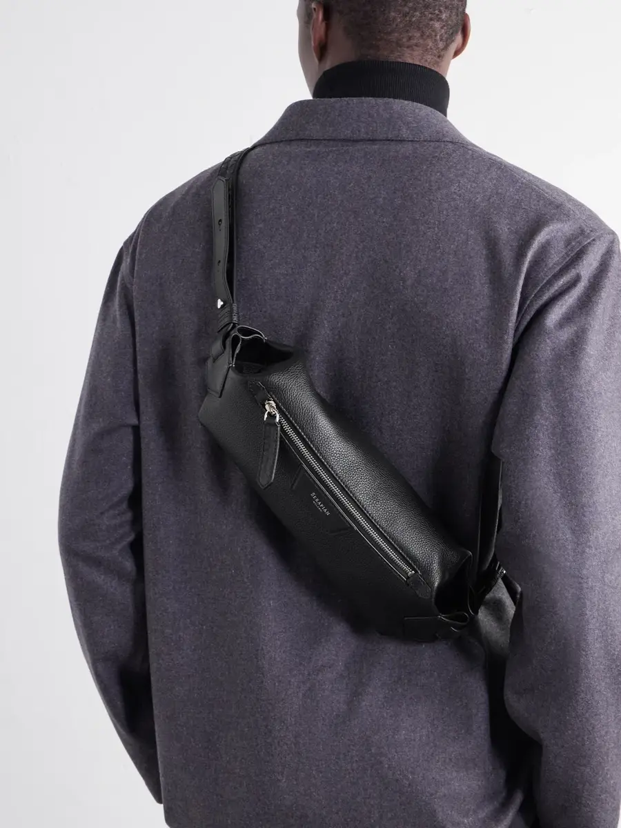 Serapian Soft Sling Leather Messenger Bag - Men | Thumbnail 3 Serapian Soft Sling Leather Messenger Bag - Men | Thumbnail 3