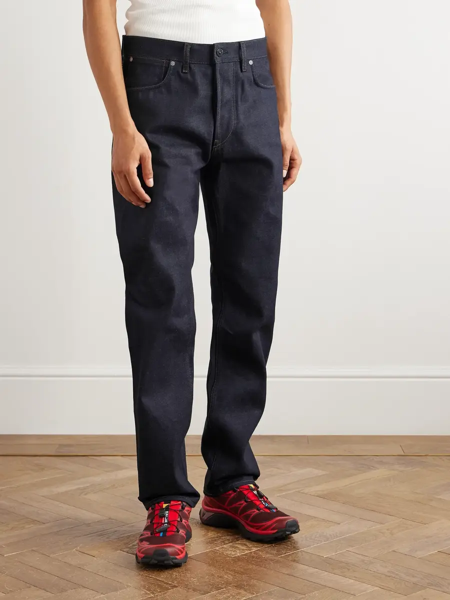 Stone Island DENIM Straight-Leg Raw Selvedge Jeans - Men | Thumbnail 3