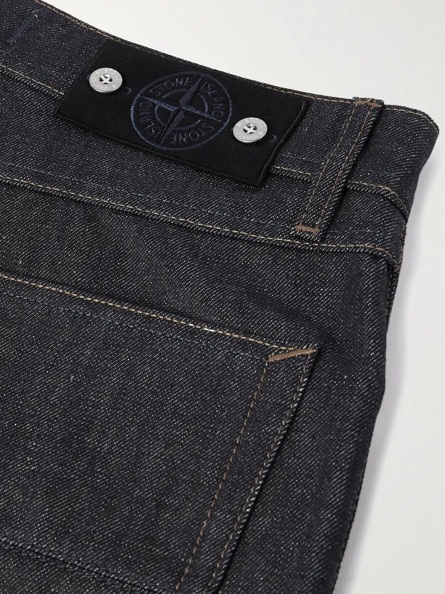 Stone Island DENIM Straight-Leg Raw Selvedge Jeans - Men | Thumbnail 5