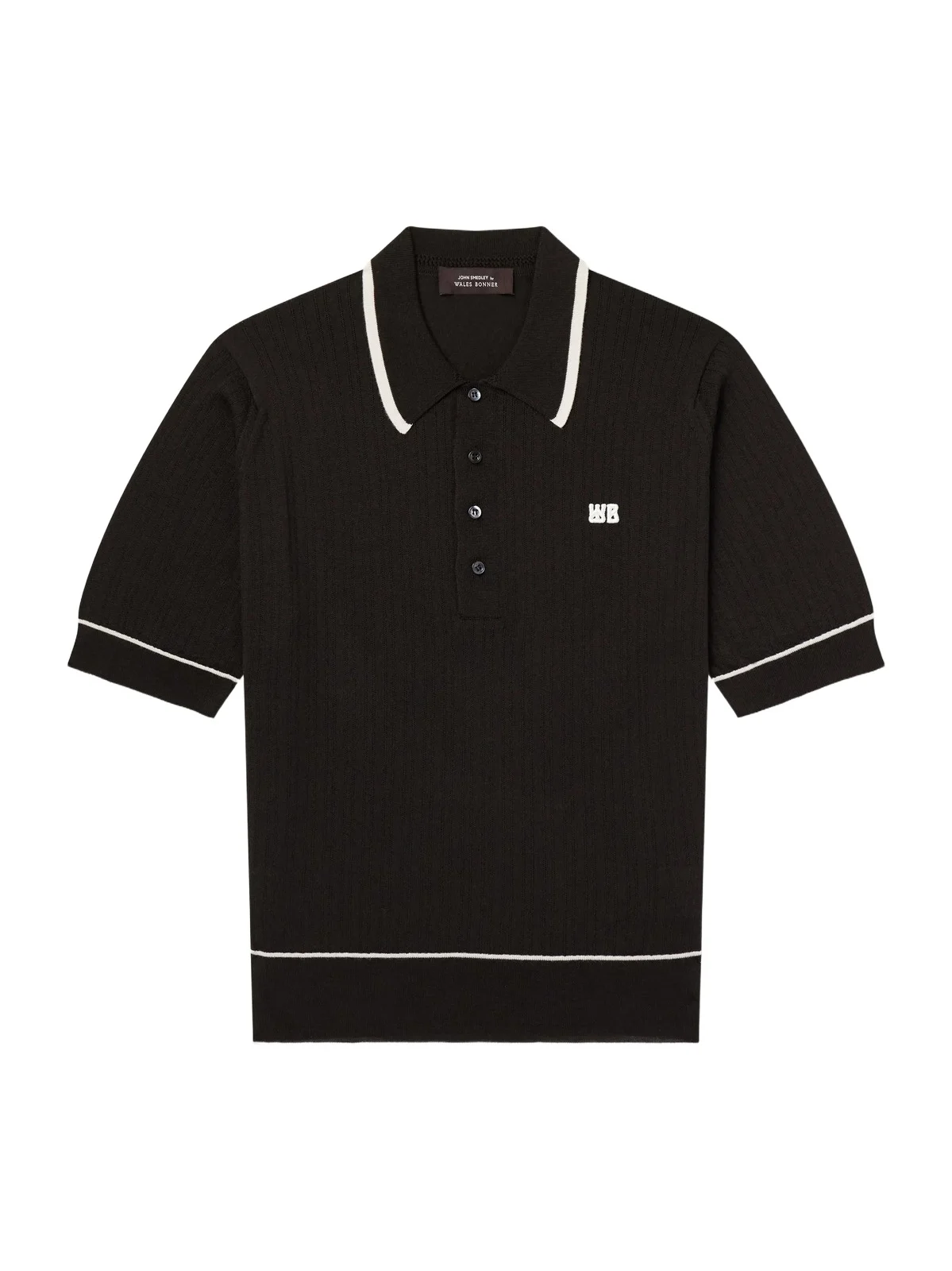 Blessings Logo-Embroidered Merino Wool Polo Shirt - Men Blessings Logo-Embroidered Merino Wool Polo Shirt - Men