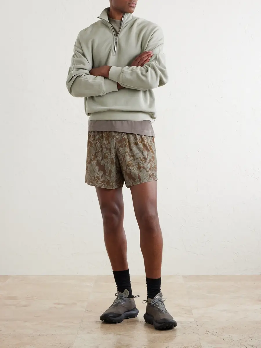 Satisfy Straight-Leg Logo-Appliqu&eacute;d 5" Space‑O&trade; Shorts - Men | Thumbnail 2