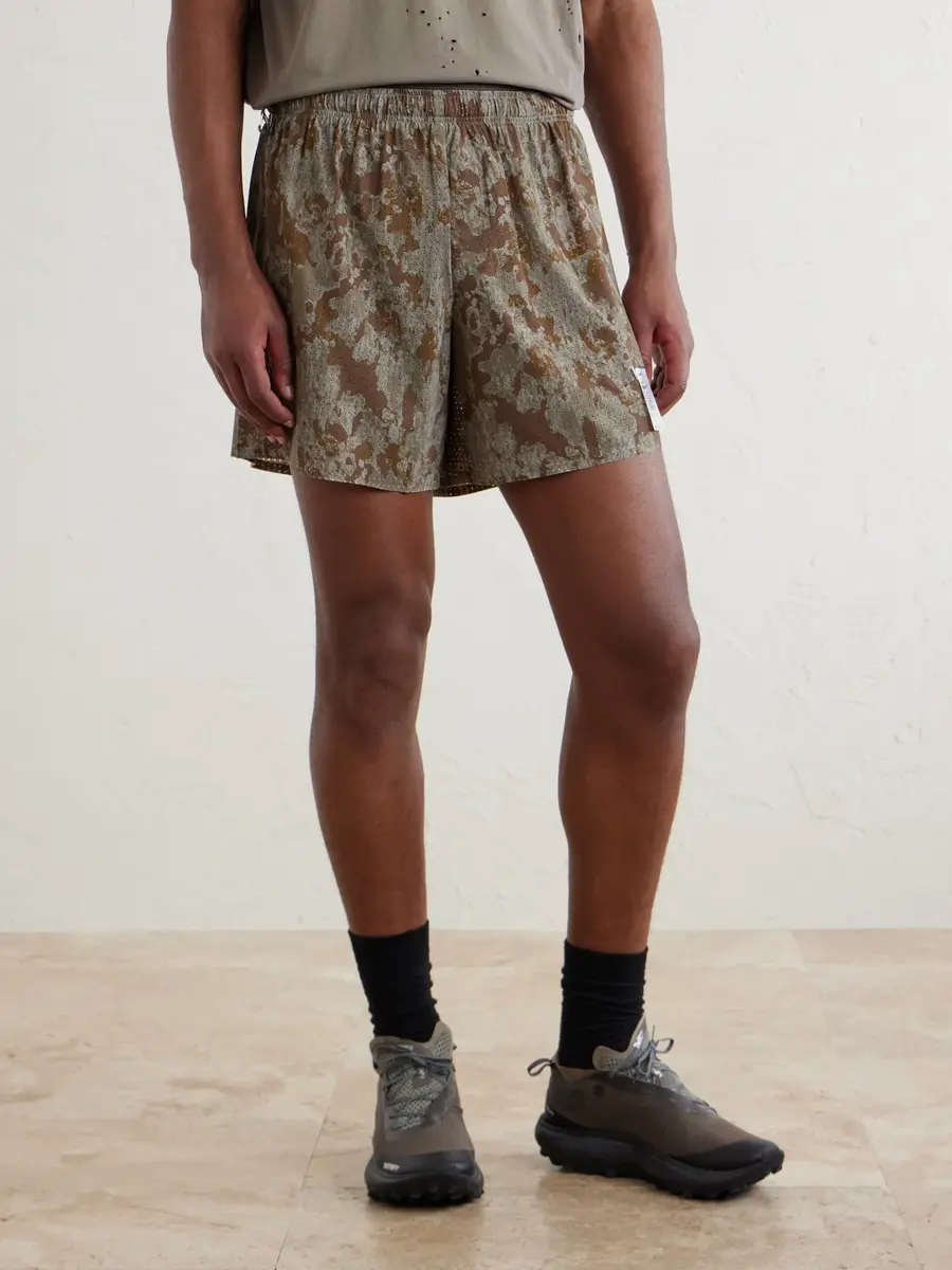 Satisfy Straight-Leg Logo-Appliqu&eacute;d 5" Space‑O&trade; Shorts - Men | Thumbnail 3