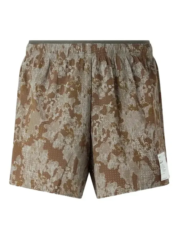 Straight-Leg Logo-Appliqu&eacute;d 5" Space‑O&trade; Shorts - Men