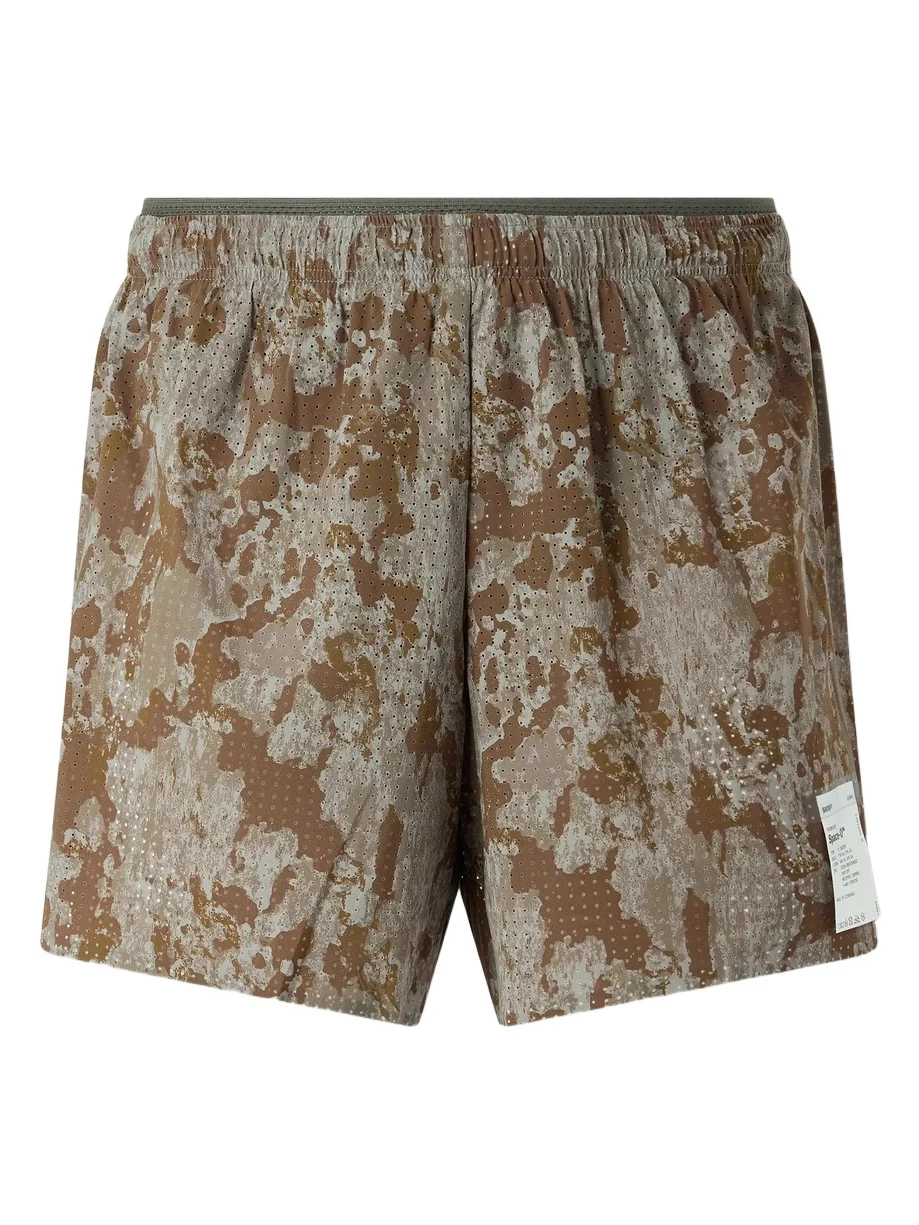 Straight-Leg Logo-Appliqu&eacute;d 5" Space‑O&trade; Shorts - Men