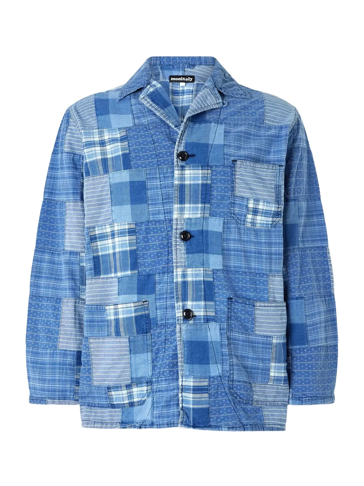 Patchwork Cotton Jacket - Men