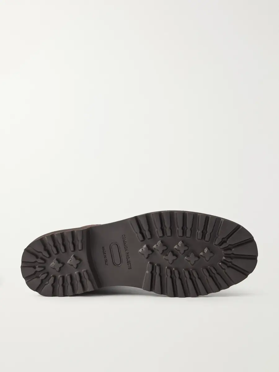 Common Projects Piuma Leather-Trimmed Suede Hiking Boots - Men | Thumbnail 3 Common Projects Piuma Leather-Trimmed Suede Hiking Boots - Men | Thumbnail 3