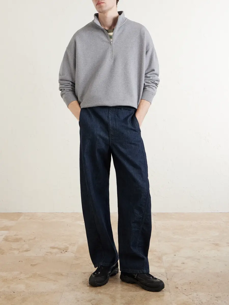 Canada Goose Rove Half-Zip Cotton-Jersey Sweater - Men | Thumbnail 2 Canada Goose Rove Half-Zip Cotton-Jersey Sweater - Men | Thumbnail 2