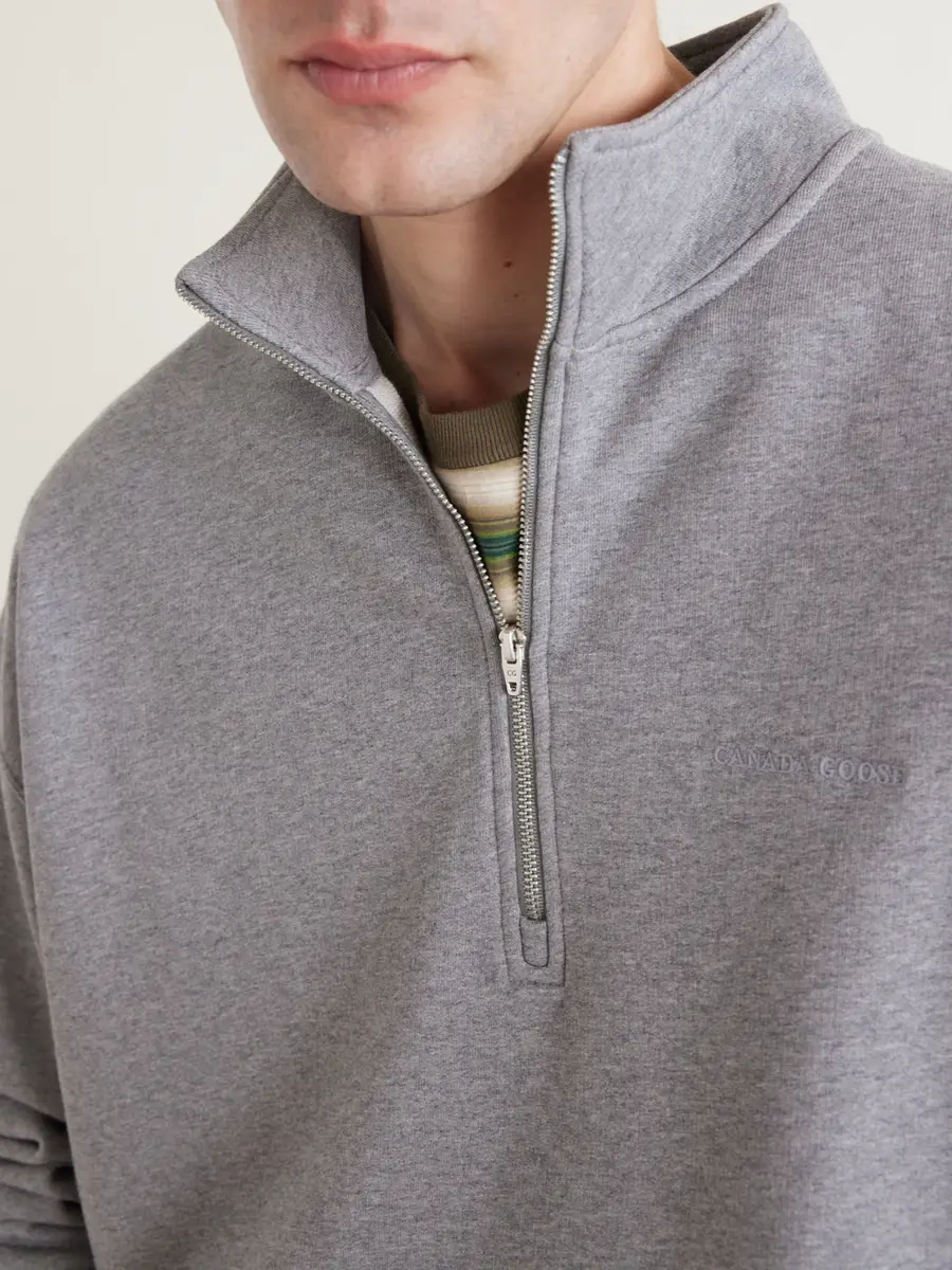 Canada Goose Rove Half-Zip Cotton-Jersey Sweater - Men | Thumbnail 5 Canada Goose Rove Half-Zip Cotton-Jersey Sweater - Men | Thumbnail 5