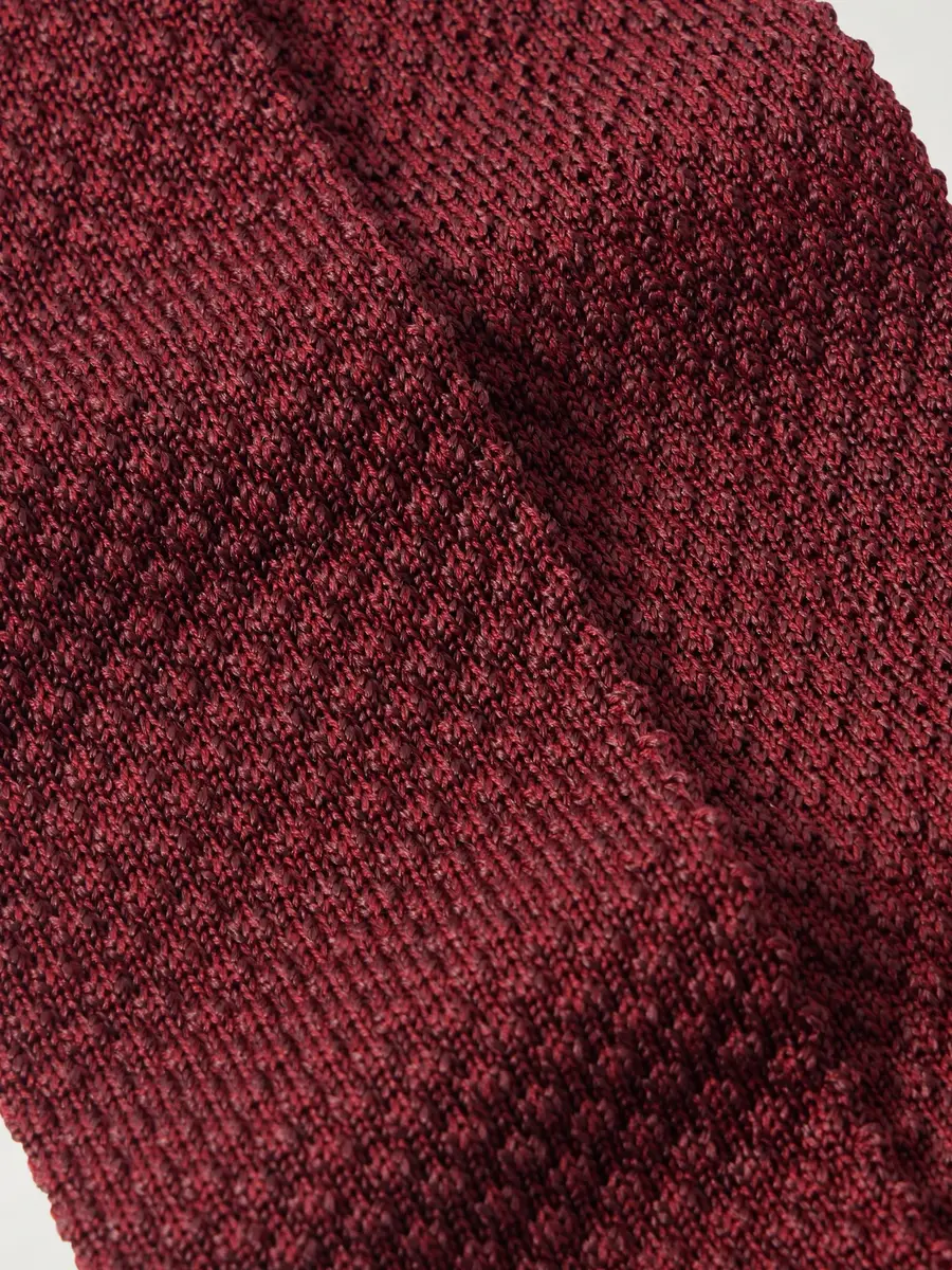 Missoni 6cm Crochet-Knit Cotton and Silk-Blend Tie - Men | Thumbnail 4