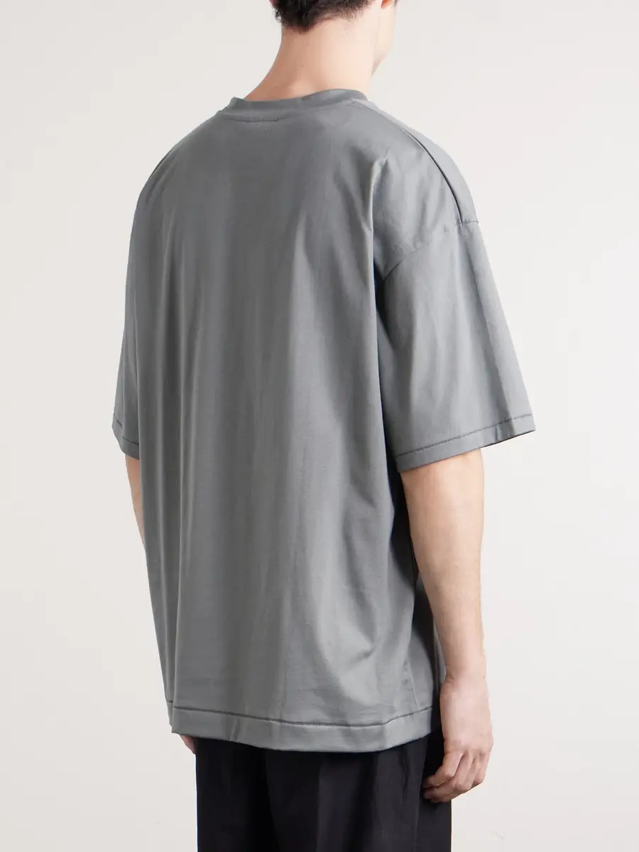 ATON Oversized Cotton-Jersey T-Shirt - Men | Thumbnail 4