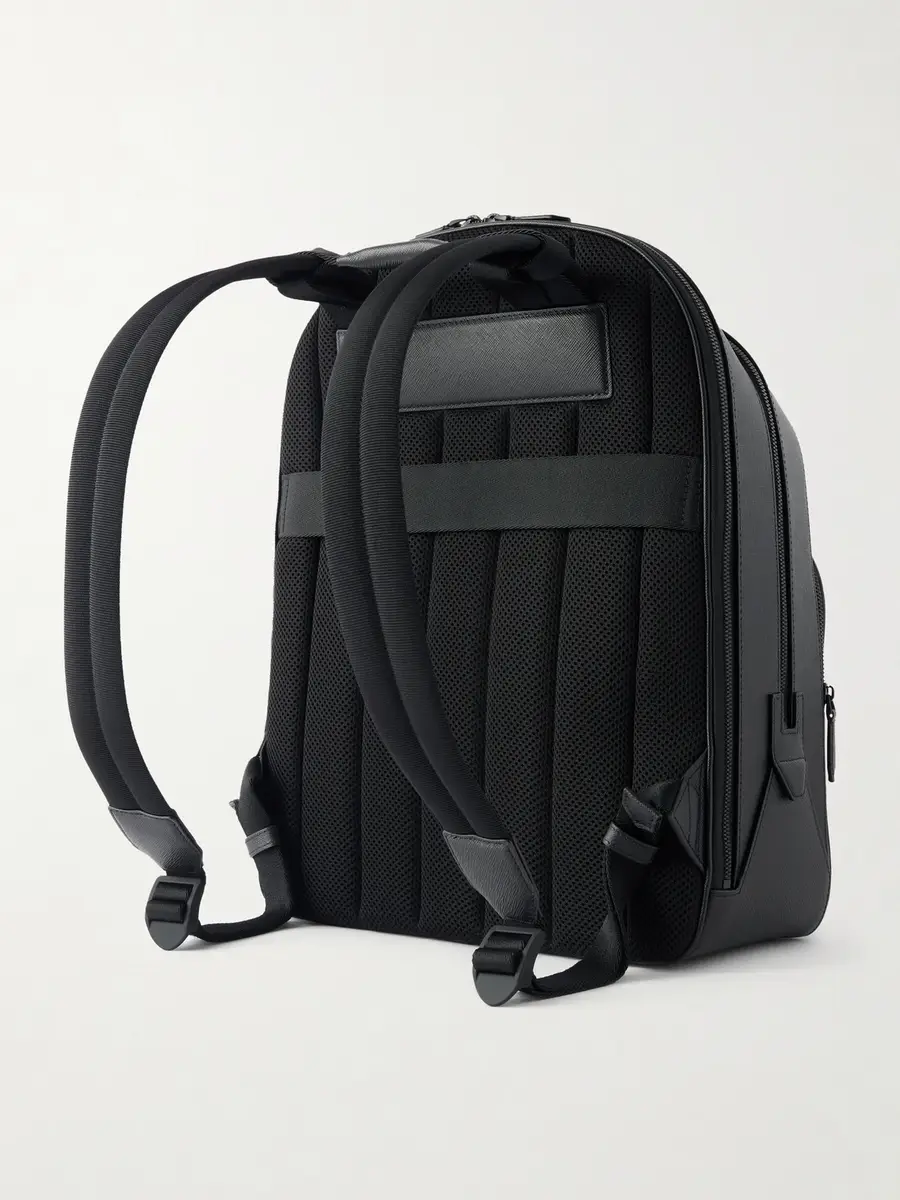 Montblanc Companion Full-Grain Leather Backpack - Men | Thumbnail 4 Montblanc Companion Full-Grain Leather Backpack - Men | Thumbnail 4