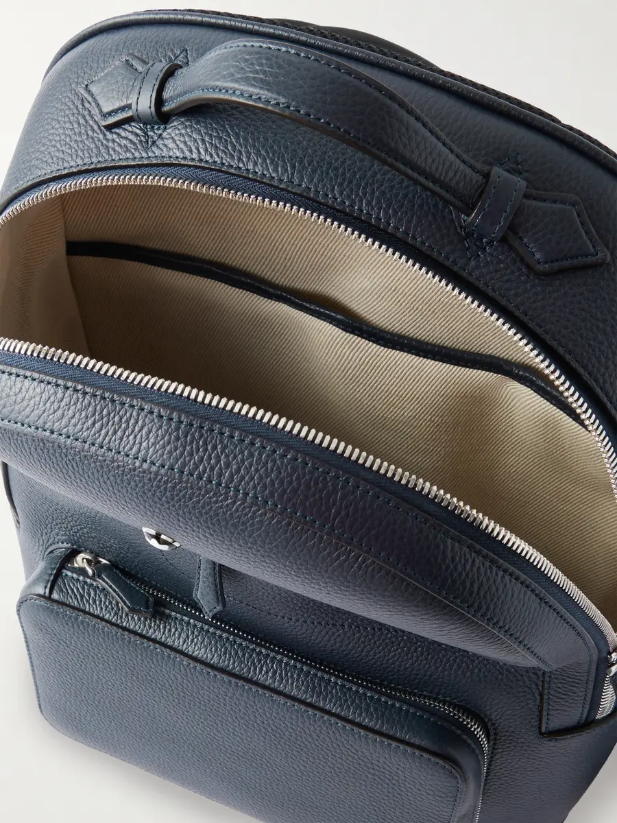Montblanc Companion Full-Grain Leather Backpack - Men | Thumbnail 6 Montblanc Companion Full-Grain Leather Backpack - Men | Thumbnail 6