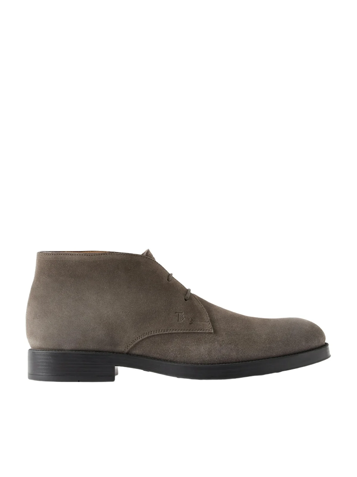 Tod's Logo Debossed Suede Lace-Up Boots - Men