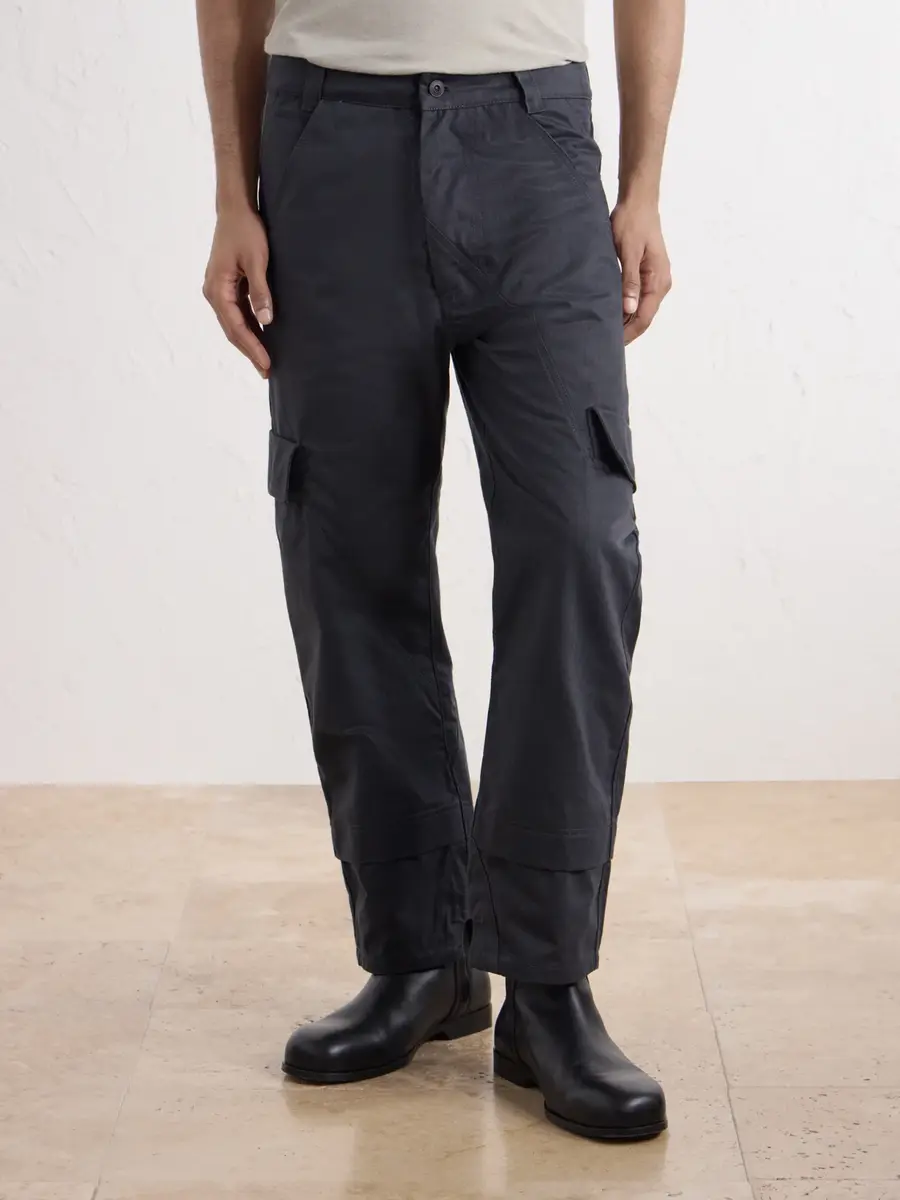ADON Straight-Leg Cotton Herringbone Trousers - Men | Thumbnail 3 ADON Straight-Leg Cotton Herringbone Trousers - Men | Thumbnail 3