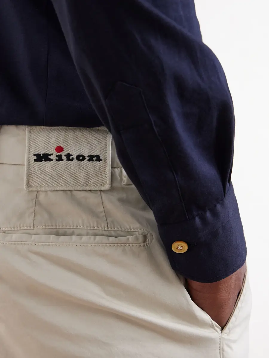 Kiton Straight-Leg Stretch-Cotton Trousers - Men | Thumbnail 5 Kiton Straight-Leg Stretch-Cotton Trousers - Men | Thumbnail 5