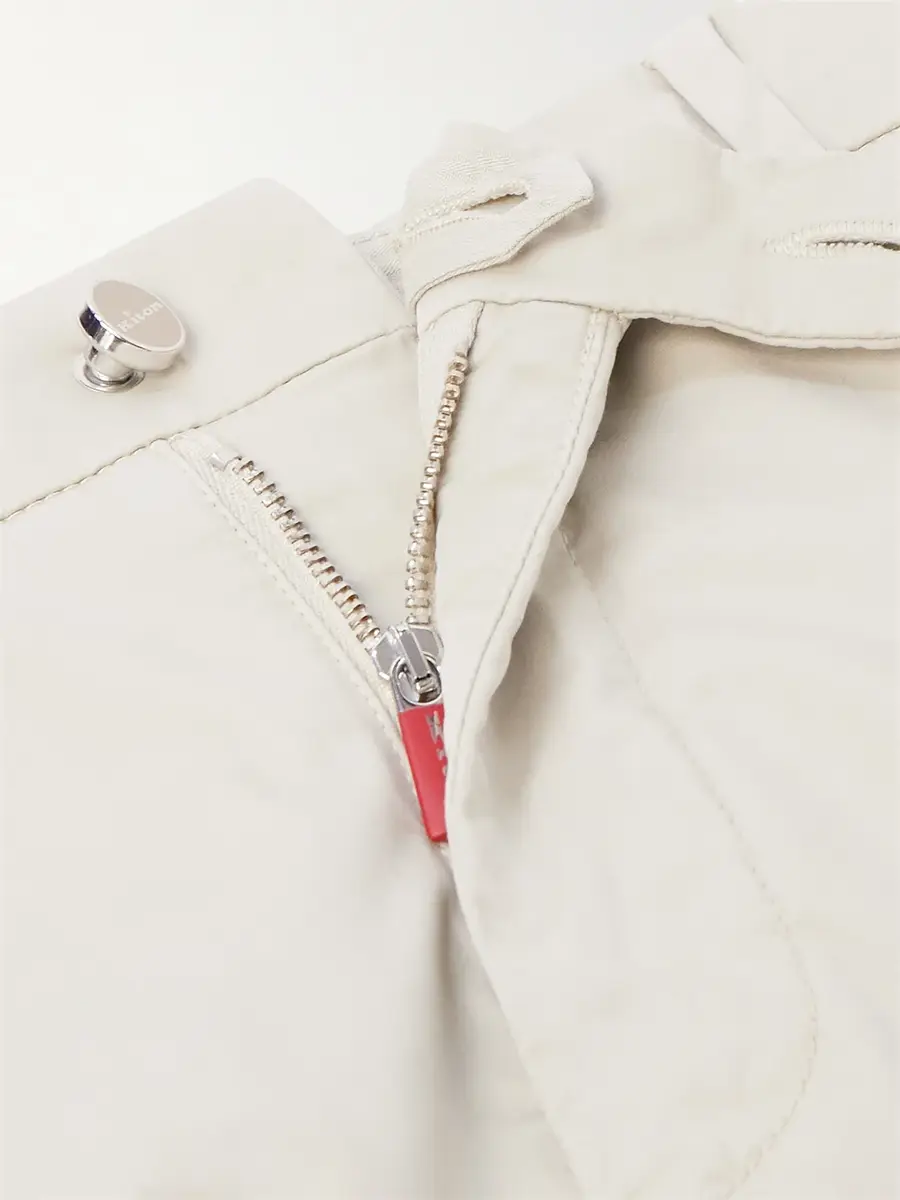 Kiton Straight-Leg Stretch-Cotton Trousers - Men | Thumbnail 6 Kiton Straight-Leg Stretch-Cotton Trousers - Men | Thumbnail 6