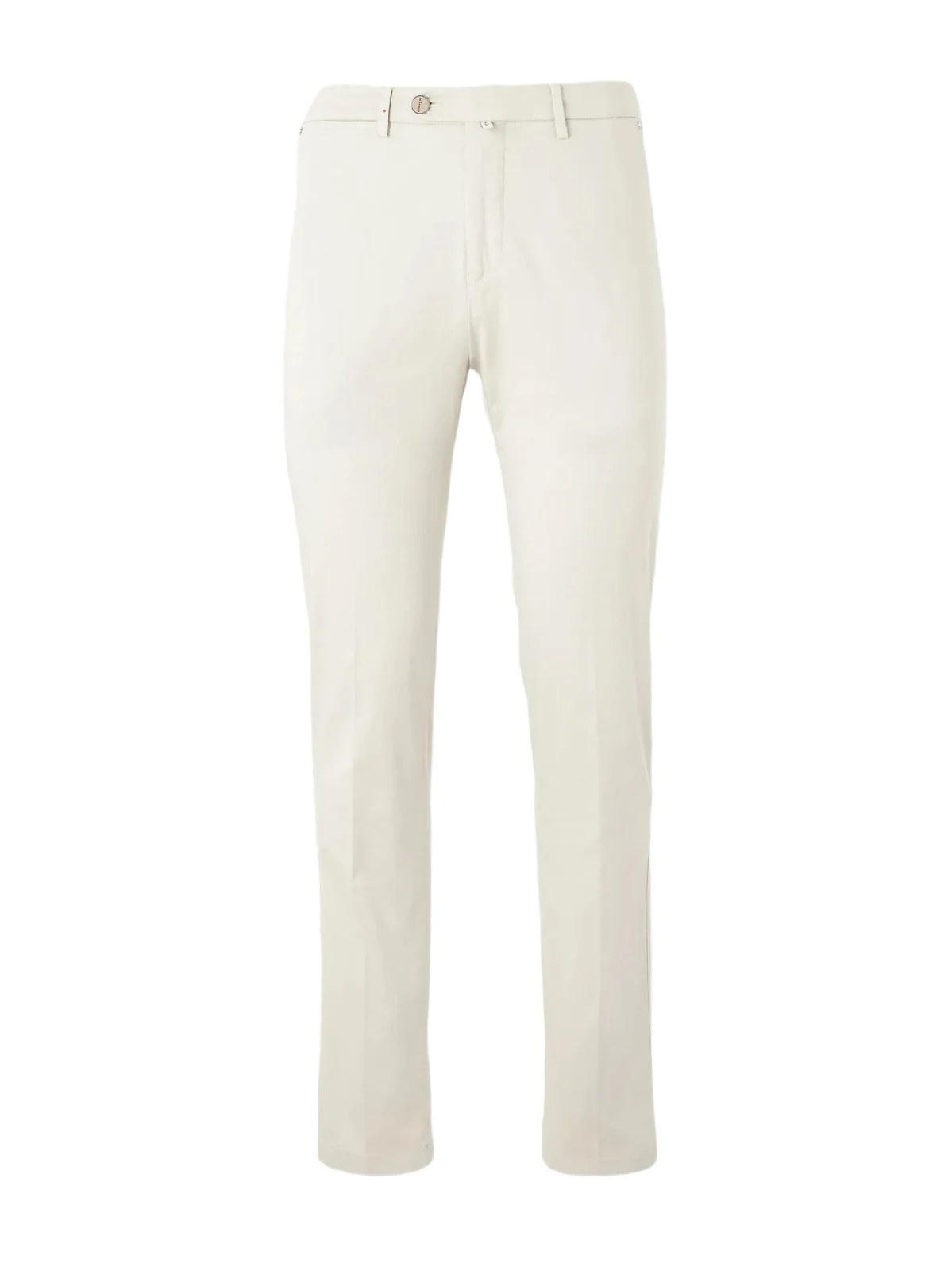 Straight-Leg Stretch-Cotton Trousers - Men Straight-Leg Stretch-Cotton Trousers - Men