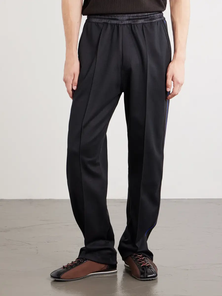Wales Bonner Form Straight-Leg Striped Jersey Sweatpants - Men | Thumbnail 3