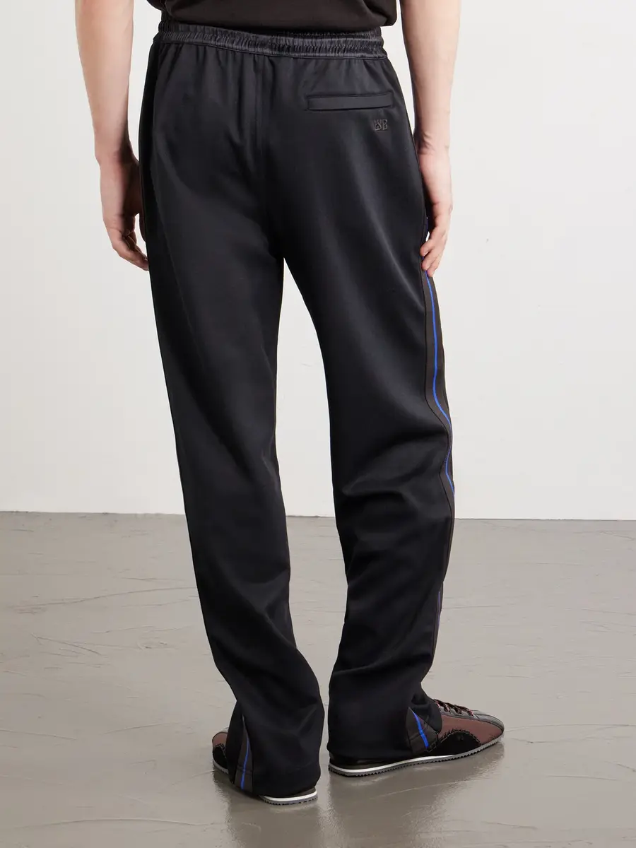 Wales Bonner Form Straight-Leg Striped Jersey Sweatpants - Men | Thumbnail 4