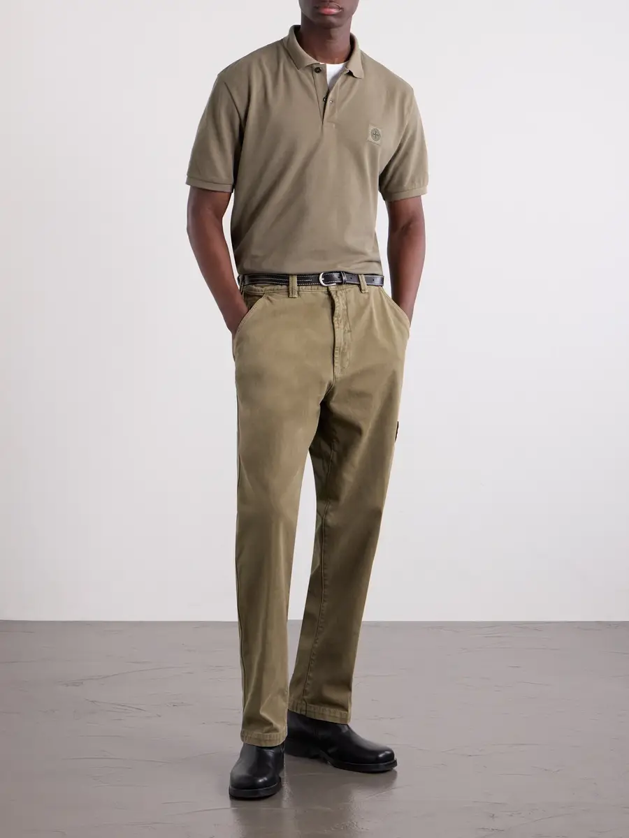 Stone Island Cotton-Piqué Polo Shirt - Men | Thumbnail 2 Stone Island Cotton-Piqué Polo Shirt - Men | Thumbnail 2