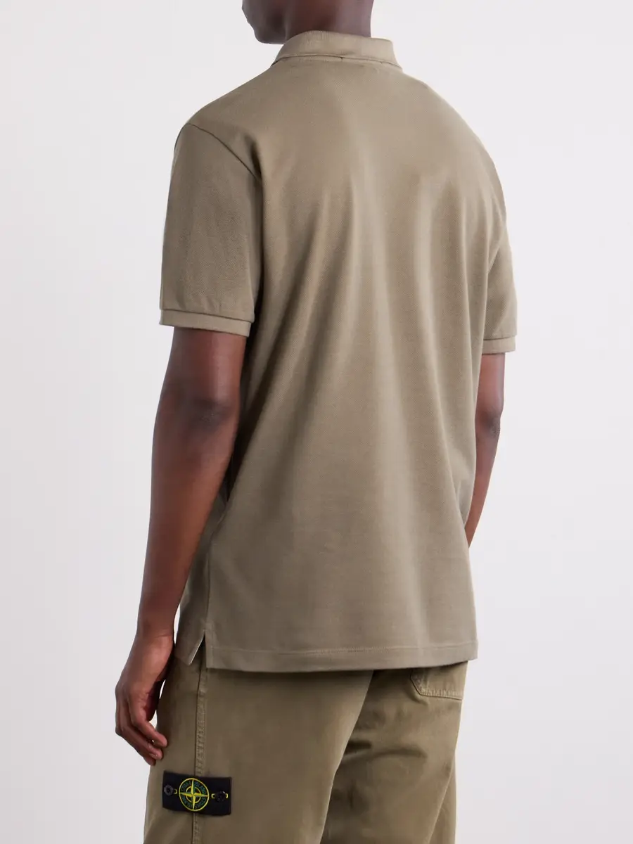Stone Island Cotton-Piqué Polo Shirt - Men | Thumbnail 4 Stone Island Cotton-Piqué Polo Shirt - Men | Thumbnail 4