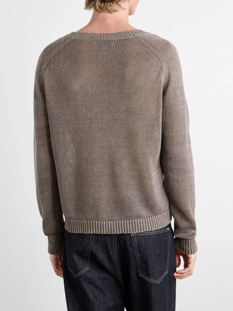 Studio Nicholson Costes Linen Sweater - Men | Thumbnail 4